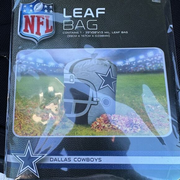 Dallas cowboy leaf bag large New - Picture 3 of 4